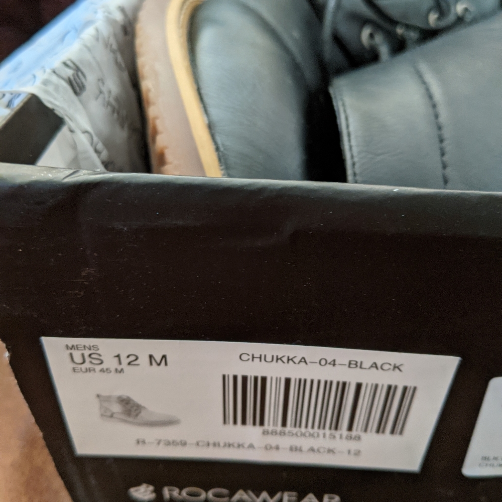 Rocawear black men's boots size 12